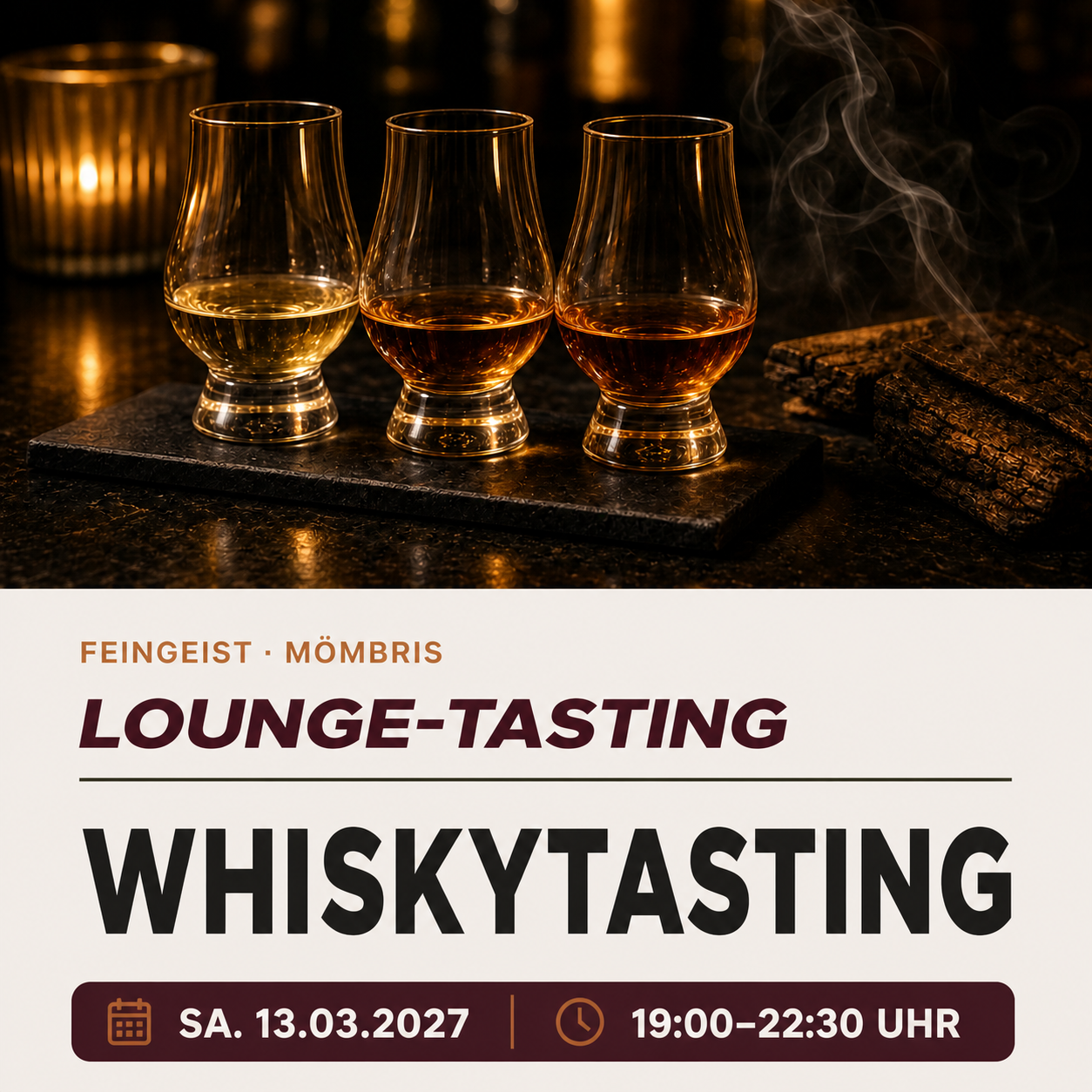 Whisky hat viele Gesichter – Tasting am 13.03.2027