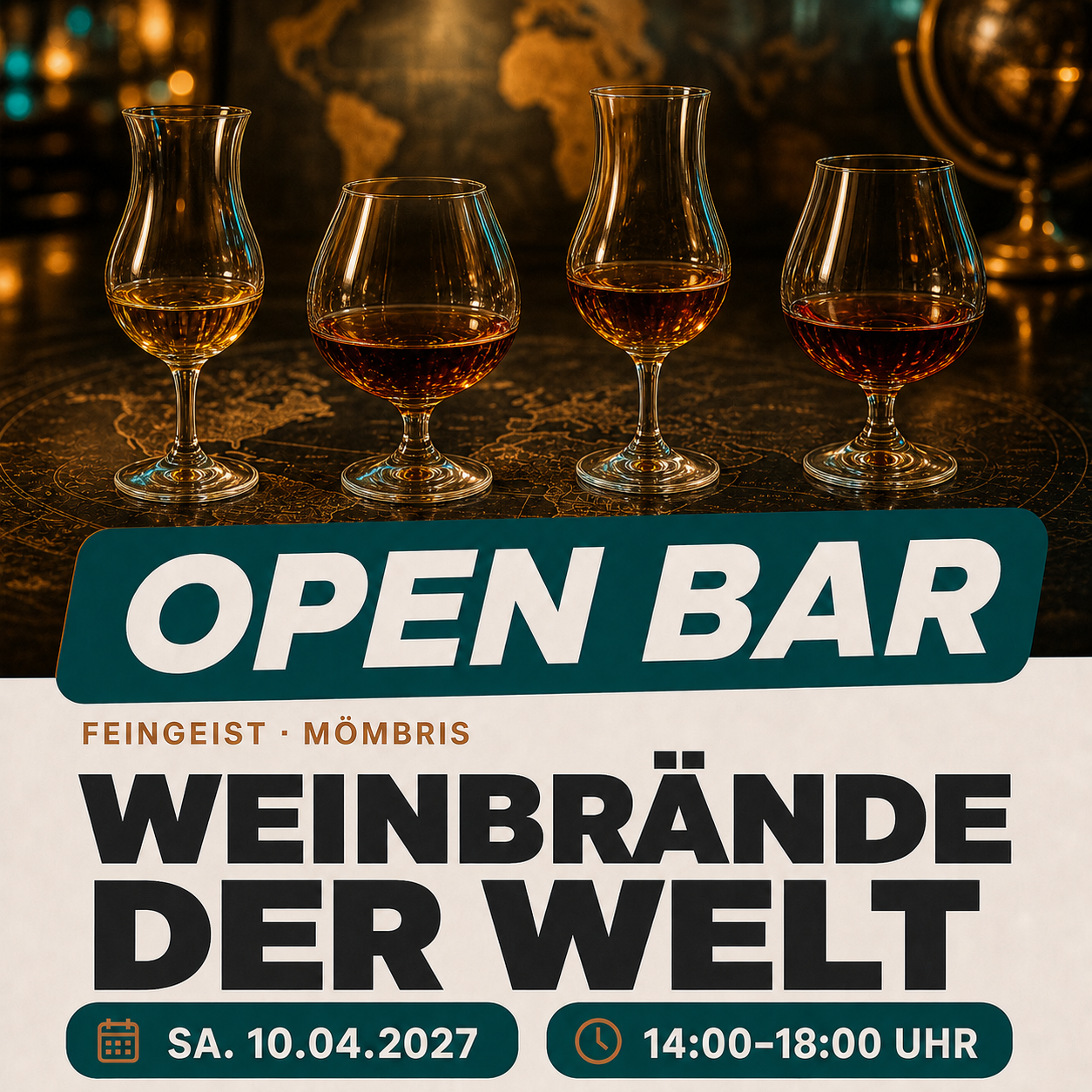 Weinbrände der Welt – Offenes Tasting am 10.04.2027