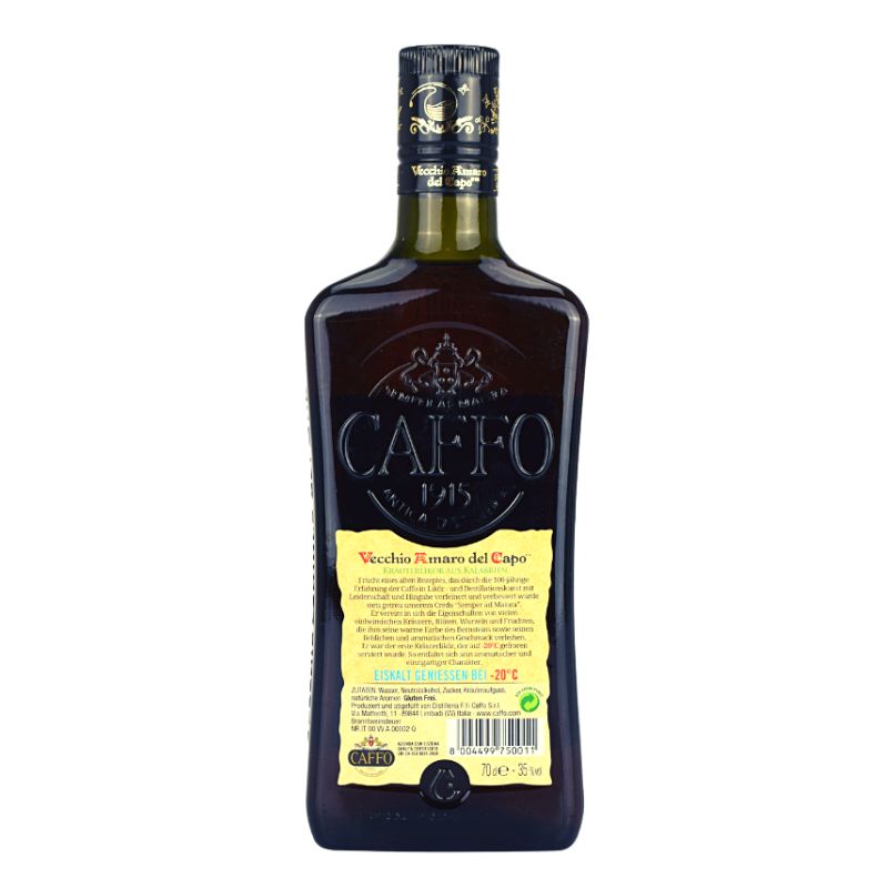 Vecchio Amaro del Capo – weitere Produktansicht