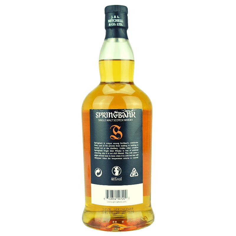 Springbank 10 Jahre – weitere Produktansicht
