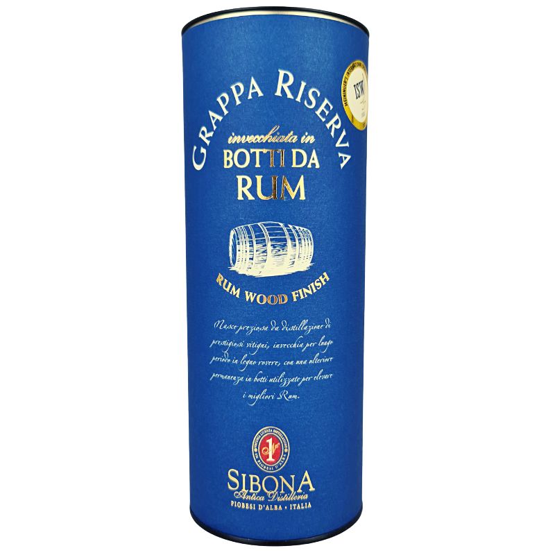 Sibona Grappa Riserva B. Rum – Detailansicht 2