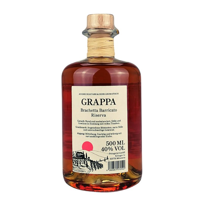 Fg Grappa Brachetta Barricato Riserva – weitere Produktansicht