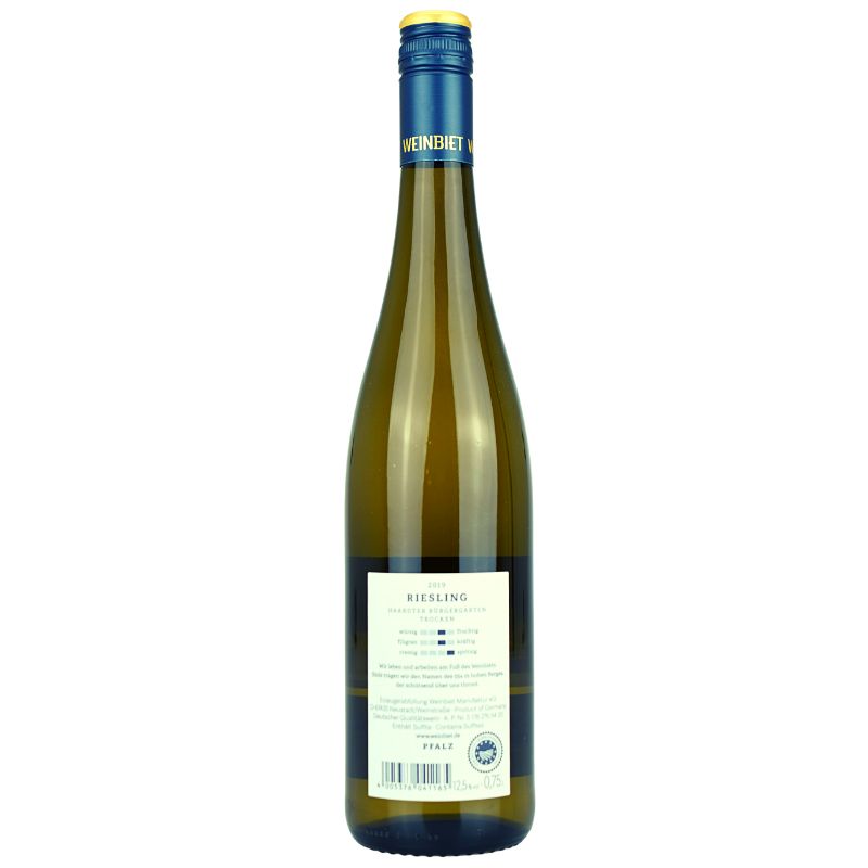 Wb Riesling Haardter Bürgergarten trocken