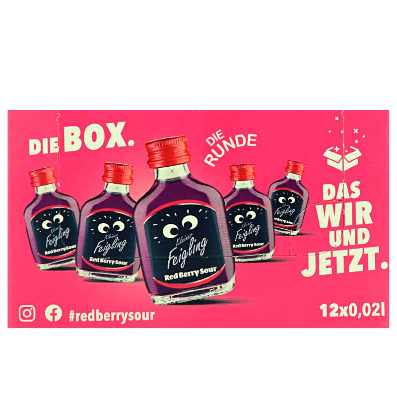 Kleiner Feigling Red Berry Sour – Produktansicht