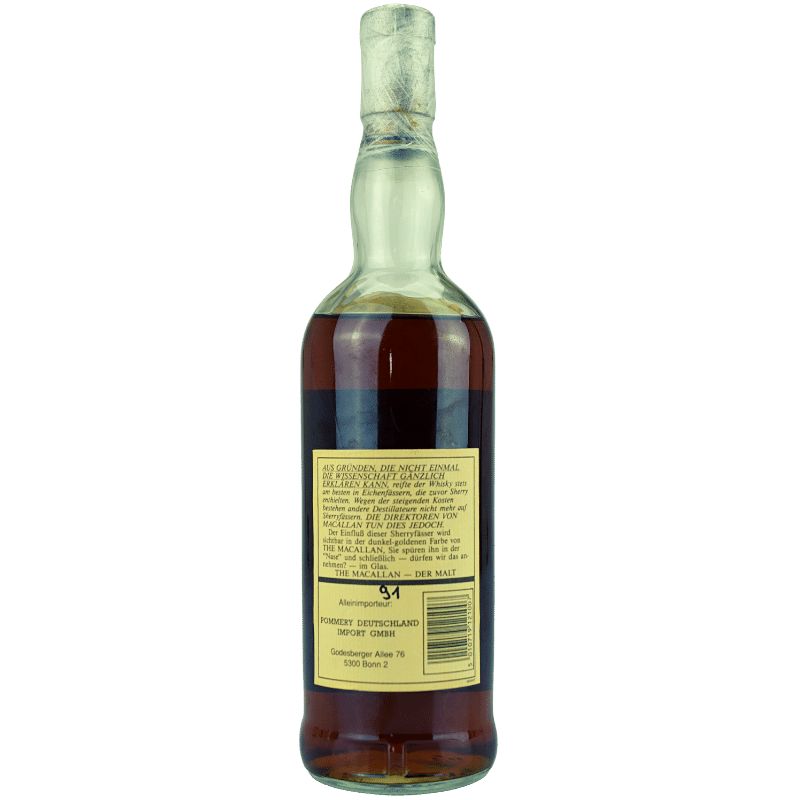 Macallan 12 Sherry Wood ca. 1980
