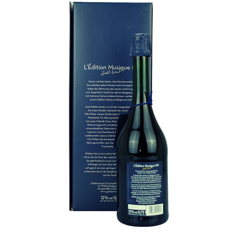 Geldermann L` Edition Musique No1 Jazz Sekt brut