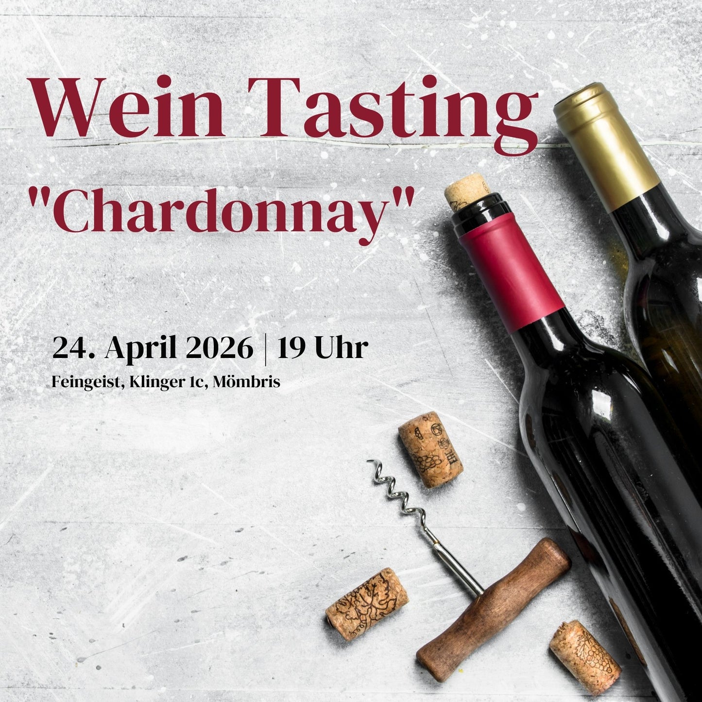 Wein Tasting "Chardonnay"