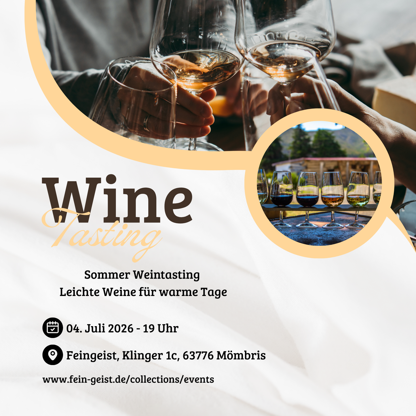 Sommer Weintasting – Leichte Weine für warme Tage