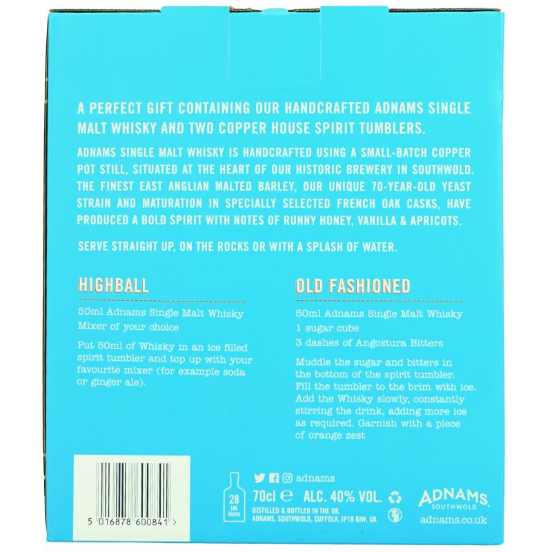 Adnams Single Malt Whisky Gs