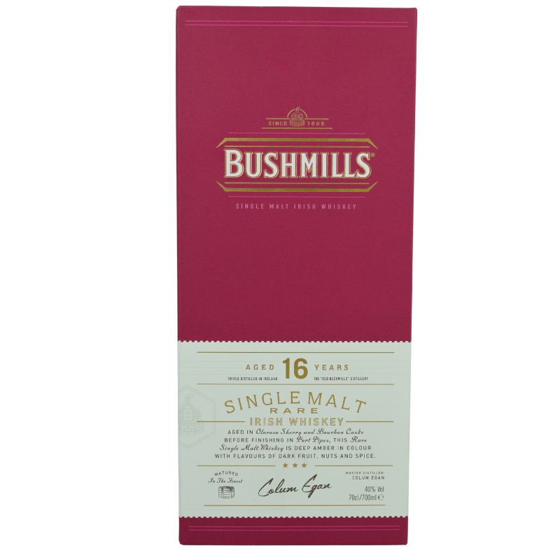 Bushmills Triple Distilled 16 Jahre – Detailansicht 2