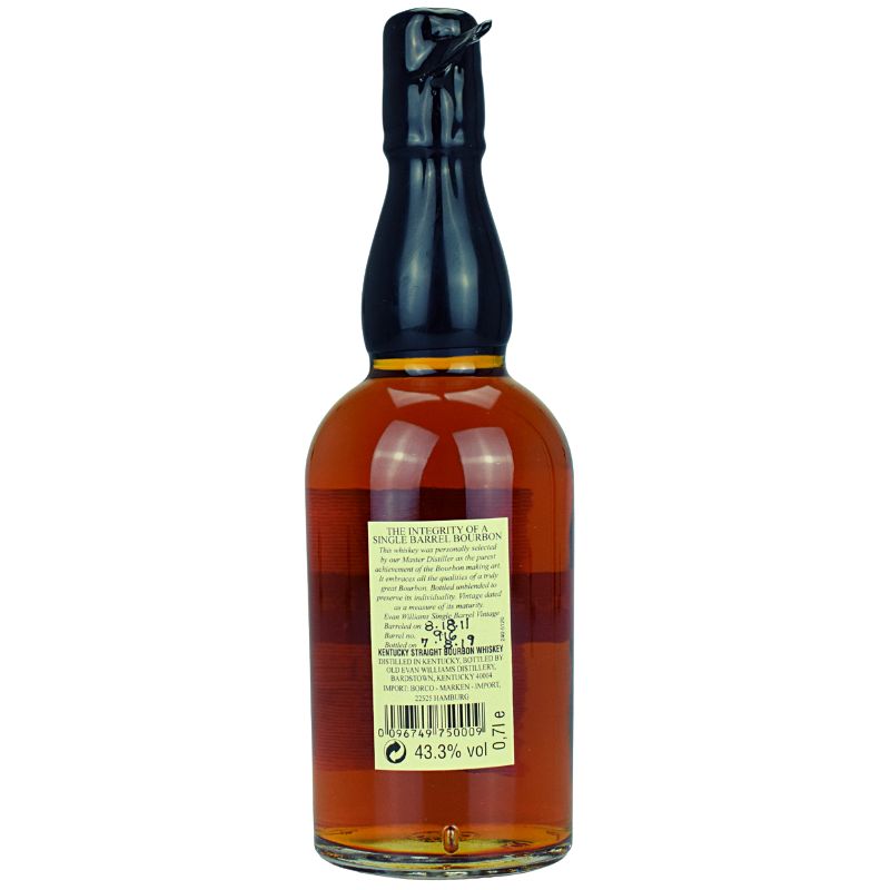 Evan Williams Single Barrel Vintage