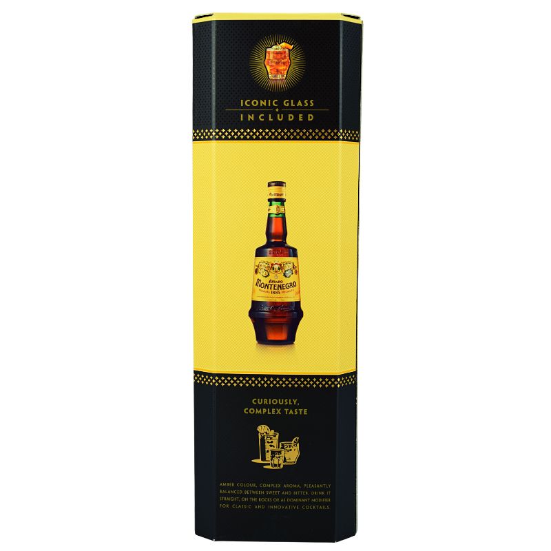 Amaro Montenegro + Glas