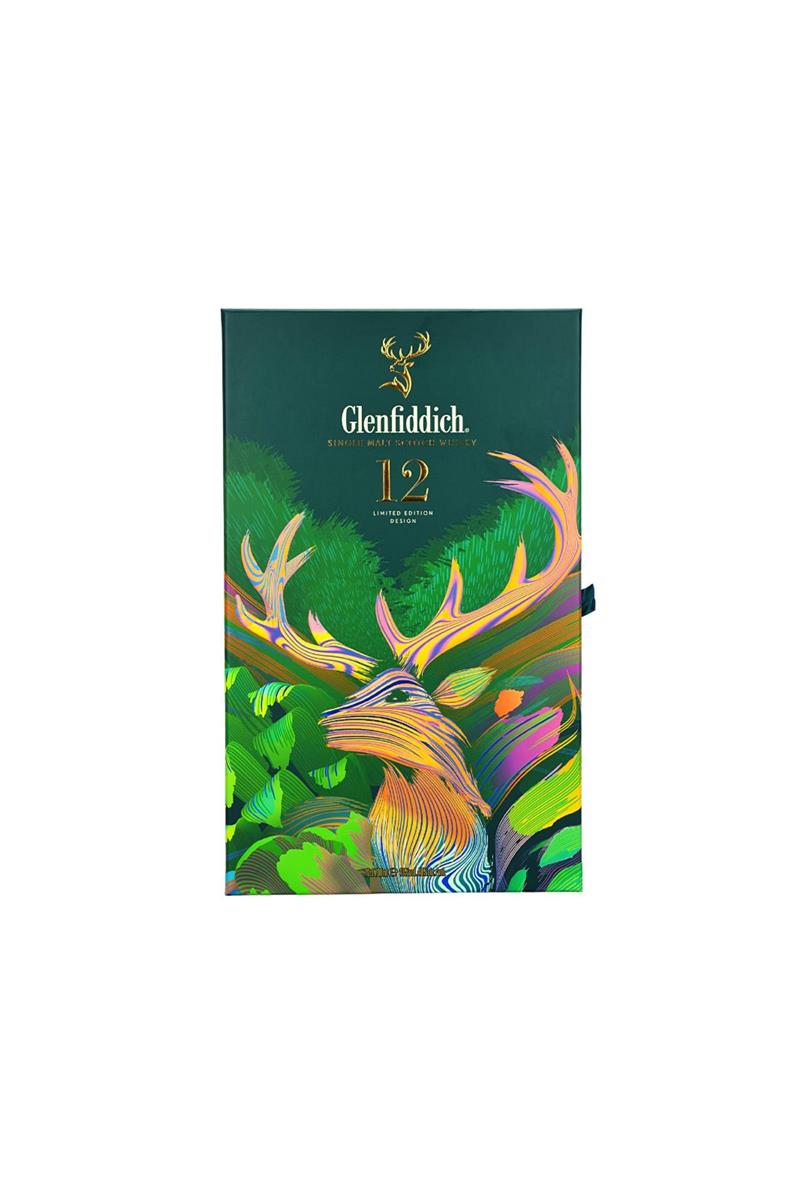 Glenfiddich 12 Geschenkset mit Hipflask