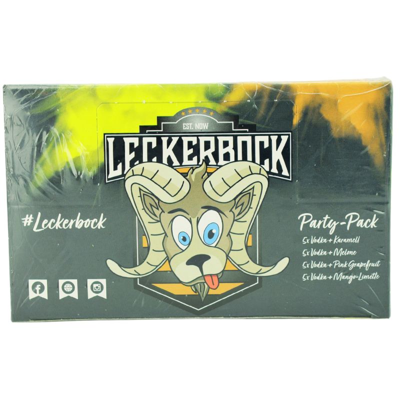 Leckerbock Mix Box 20 x 0,02l – Produktansicht