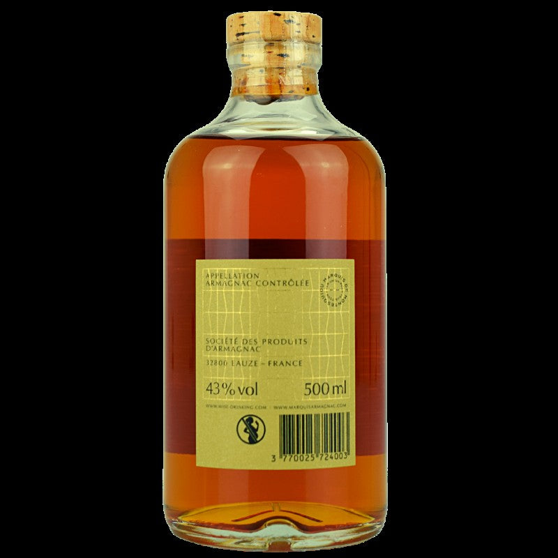 Marquis de Montequiou VS Armagnac – Rückansicht