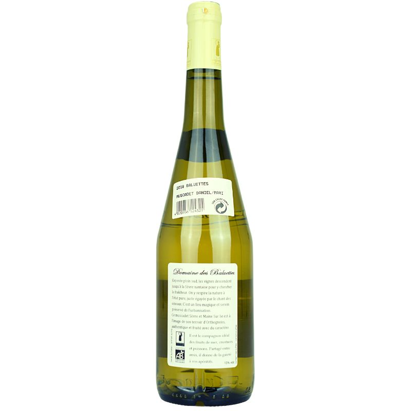 Muscadet Sévre et Maine Domaine des Baluettes 2018