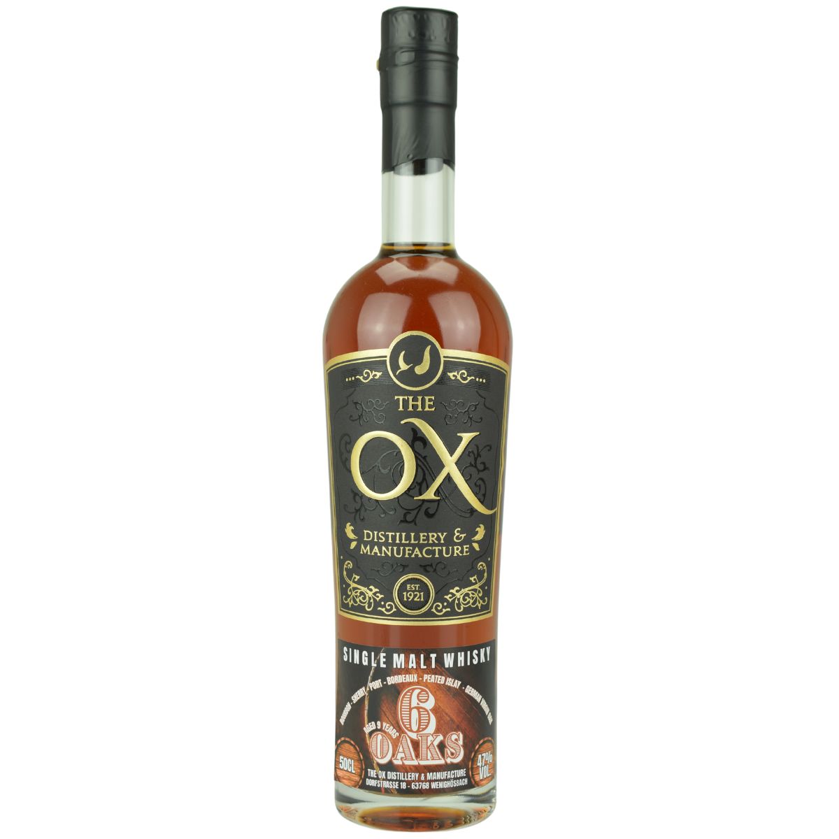The Ox Distillery 6 Oaks