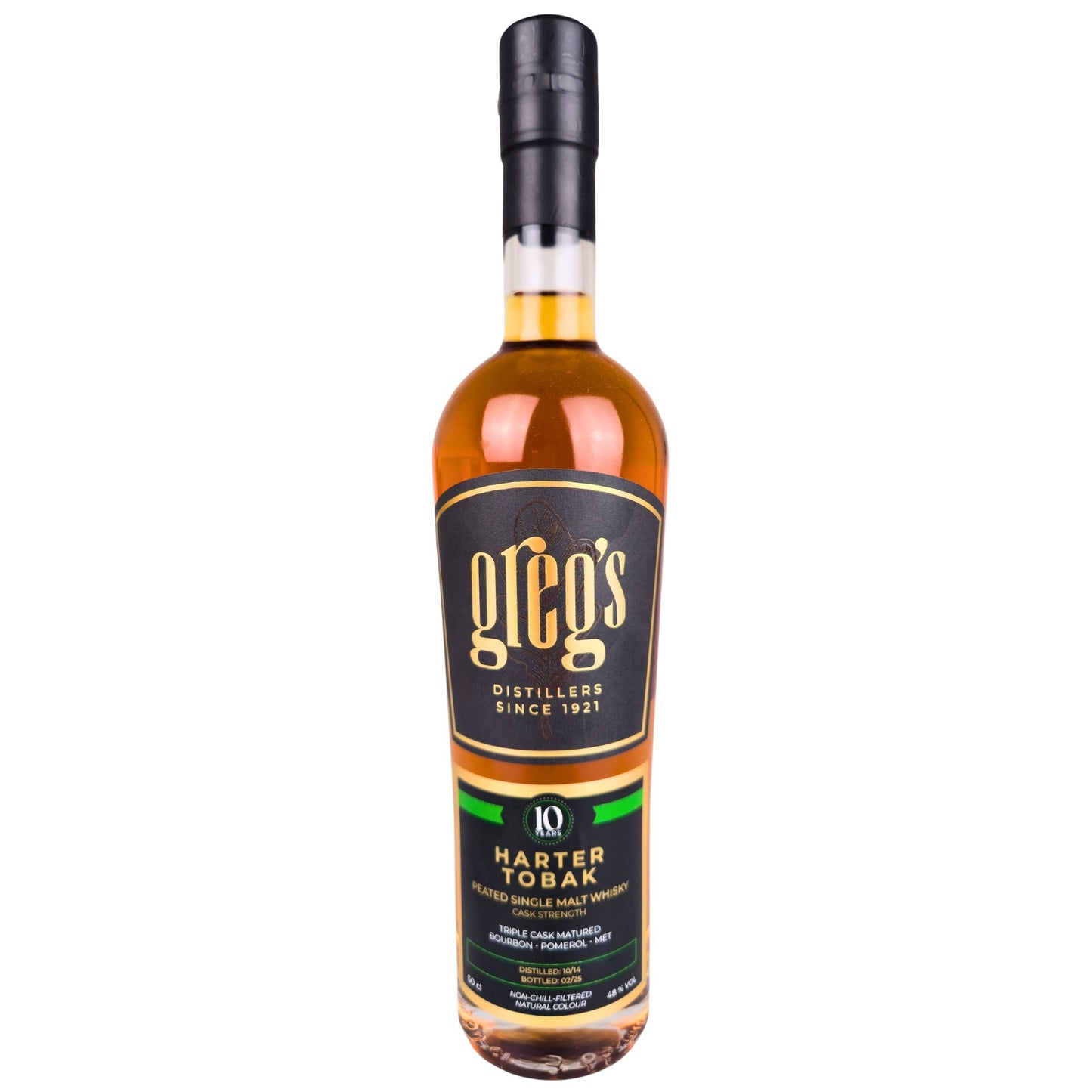 Gregs Harter Tobak Bourbon-Pomerlol-Met 10 Jahre