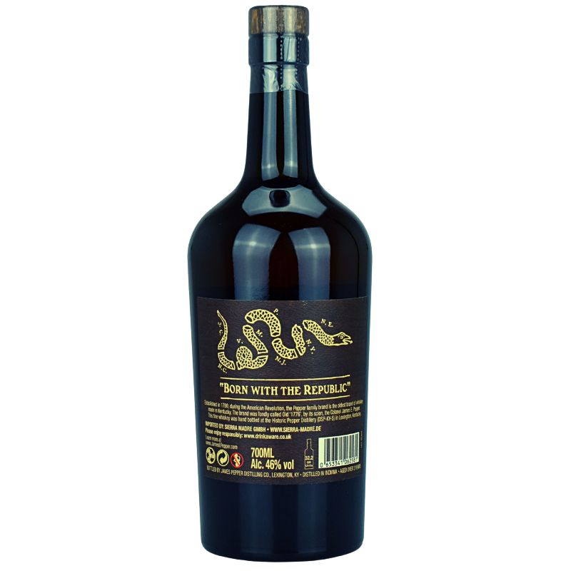 James E. Pepper 1776 Bourbon 92 Proof