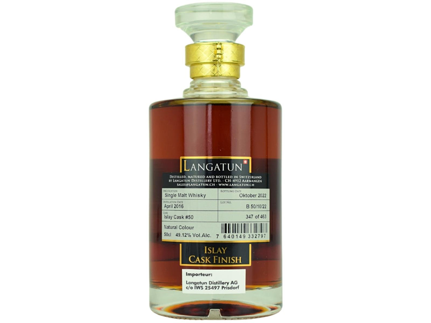 Langatun Islay Cask Finish – weitere Produktansicht