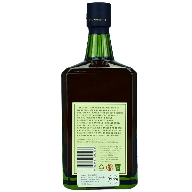 The Gospel Straight Rye