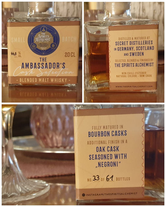The Ambassador's Cask Selection Blended Malt Whisky vom Alchemisten