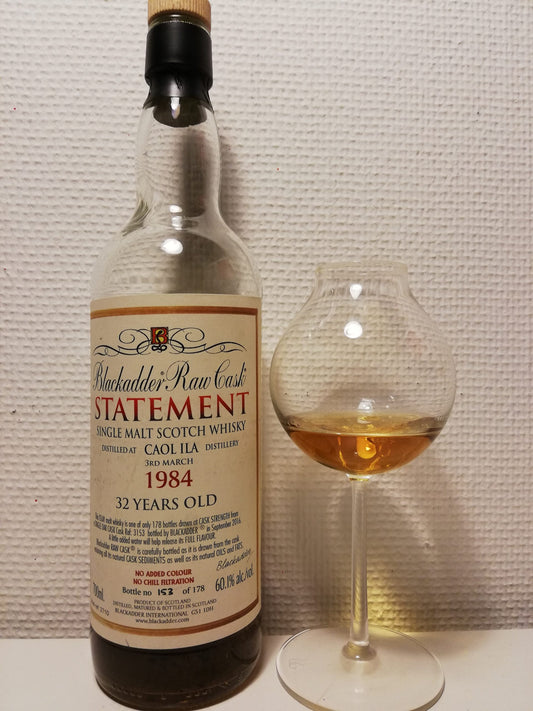 Caol Ila 32yo, Blackadder "Statement"