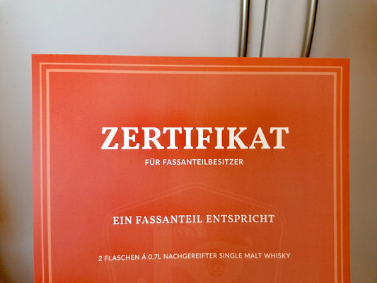 Die Veredelung eines Single Malts