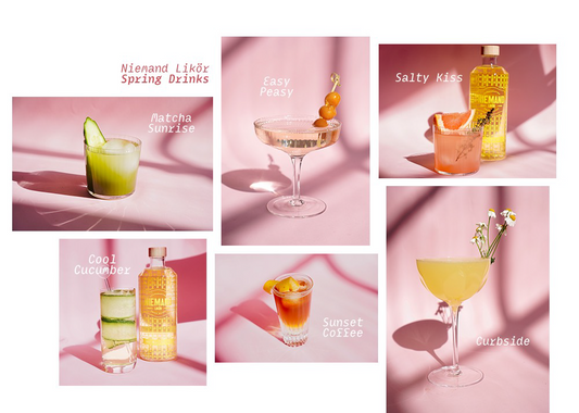 Neue Likör Spring Drinks