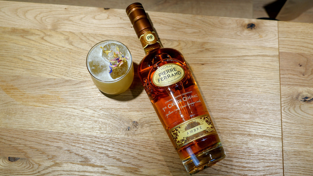 Pineapple Sour Cocktail mit Ananas und Cognac