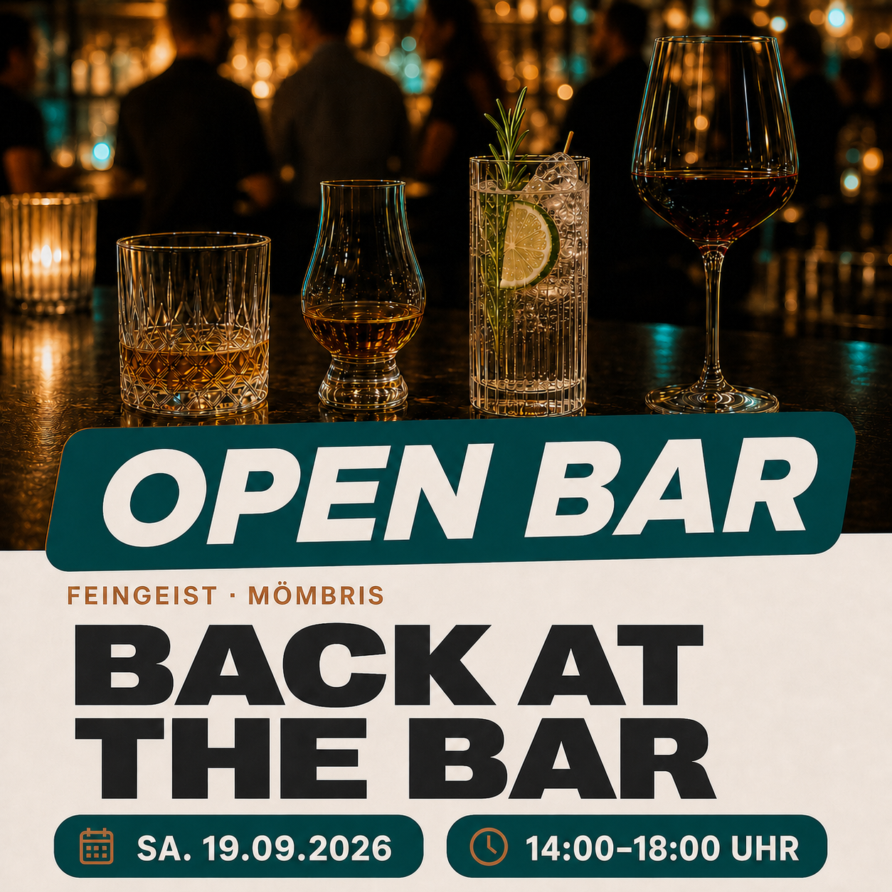 Back at the Bar – Saisonauftakt am 19.09.2026