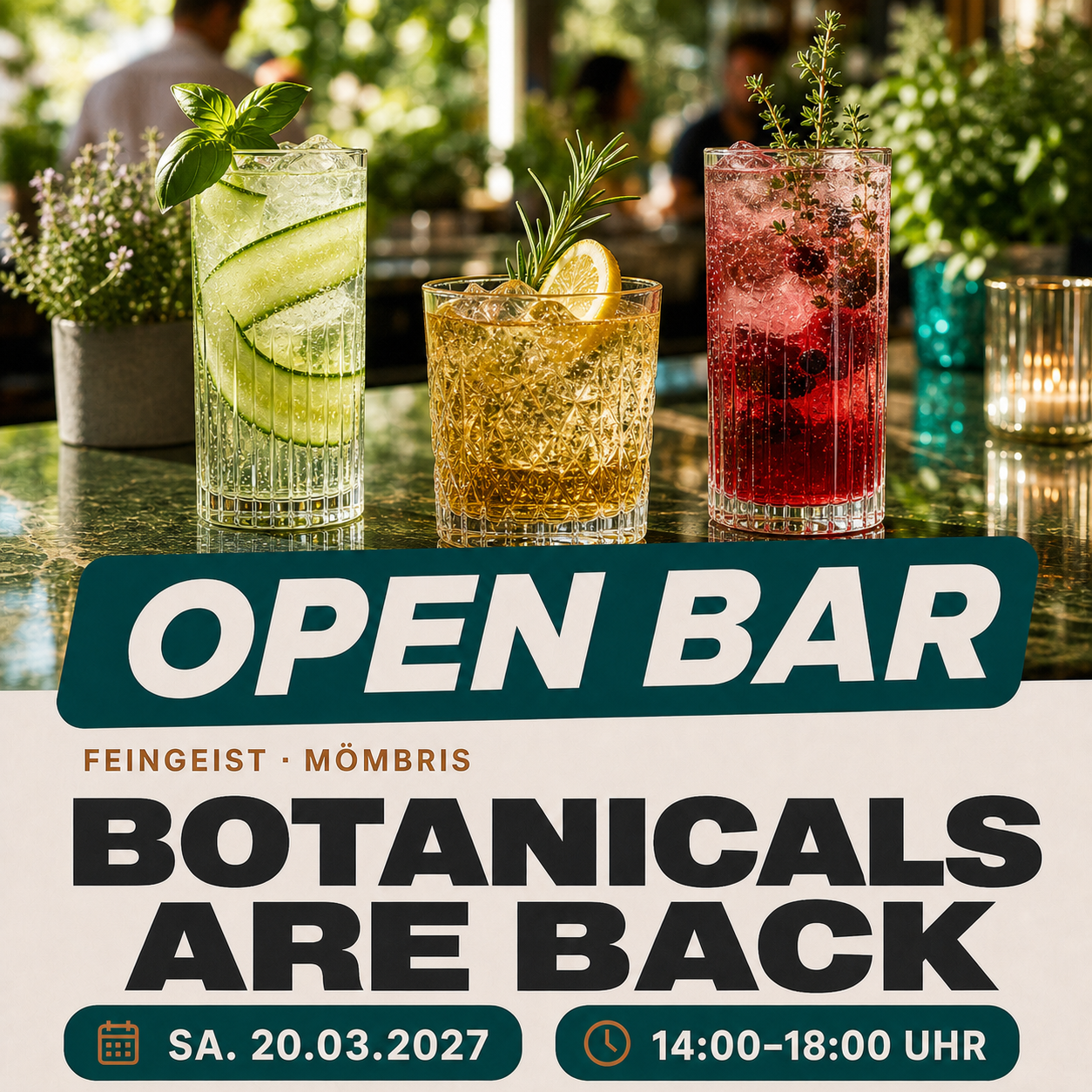 Botanicals are Back – Offenes Tasting am 20.03.2027