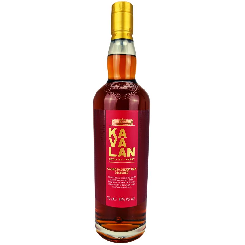 Kavalan Oloroso Sherry Oak alte Ausstattung – Produktansicht