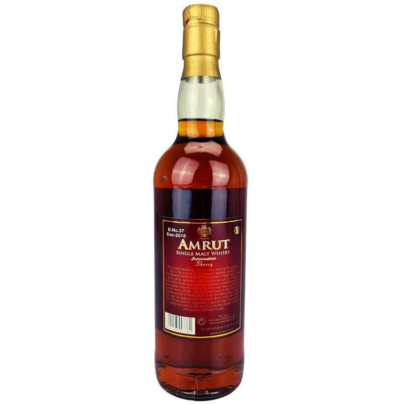 Amrut Intermediate Sherry – weitere Produktansicht