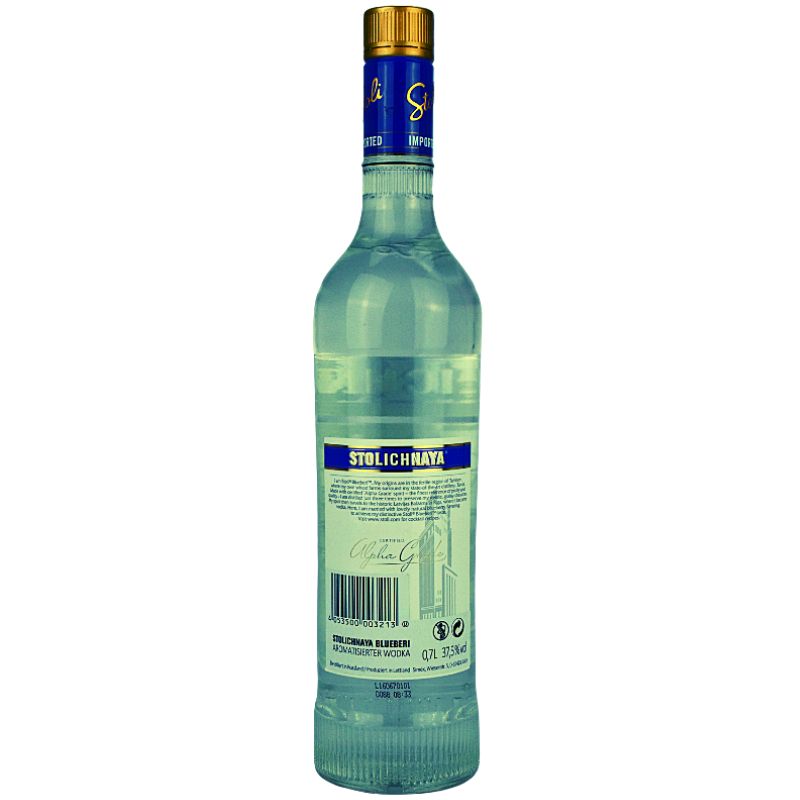 Stolichnaya Blue Vodka – weitere Produktansicht