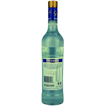 Stolichnaya Blue Vodka – weitere Produktansicht