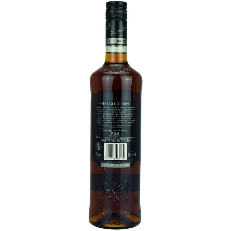 Bacardi Carta Negra – weitere Produktansicht