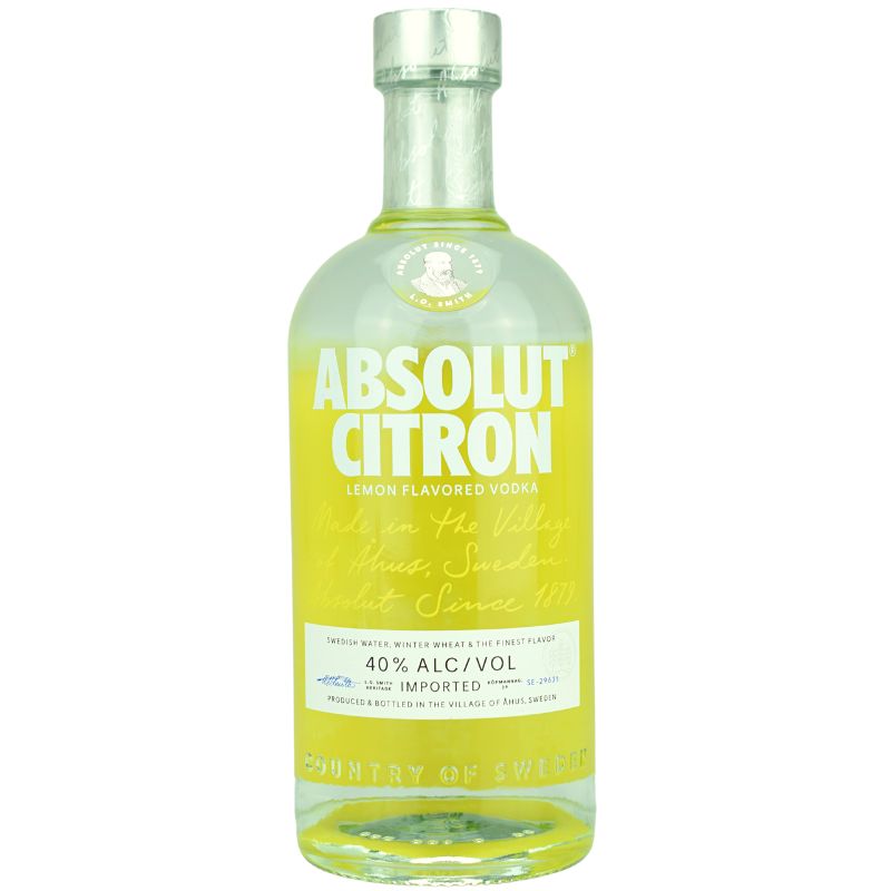 Absolut Citron Vodka – Produktansicht