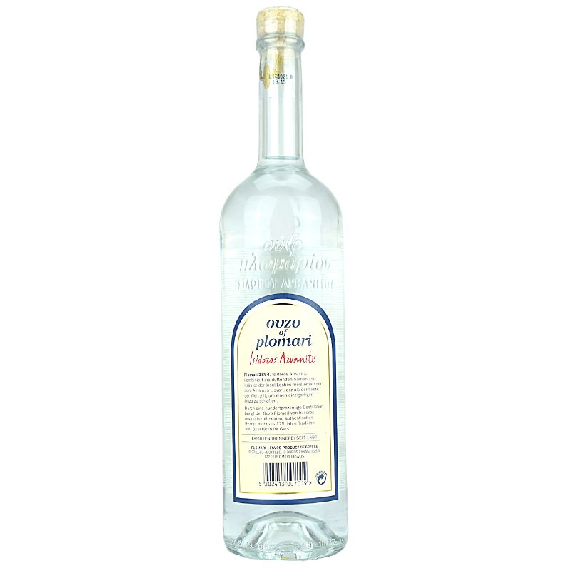 Isidos Arantis Ouzo of Plomari – weitere Produktansicht