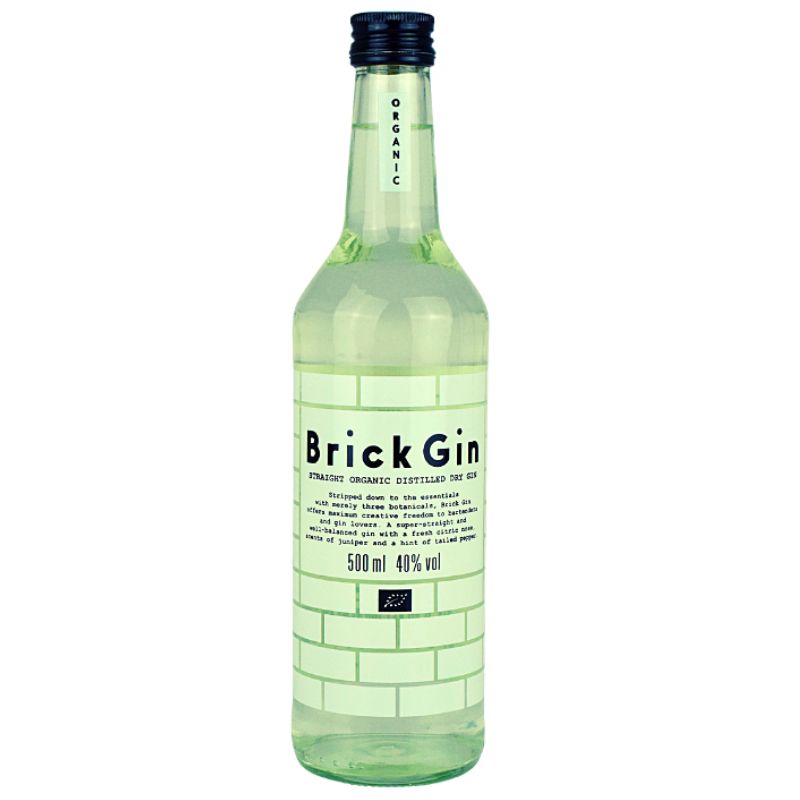 Brick Gin organic distilled Dry Gin – Produktansicht