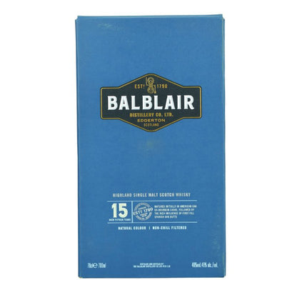 Balblair 15 Jahre