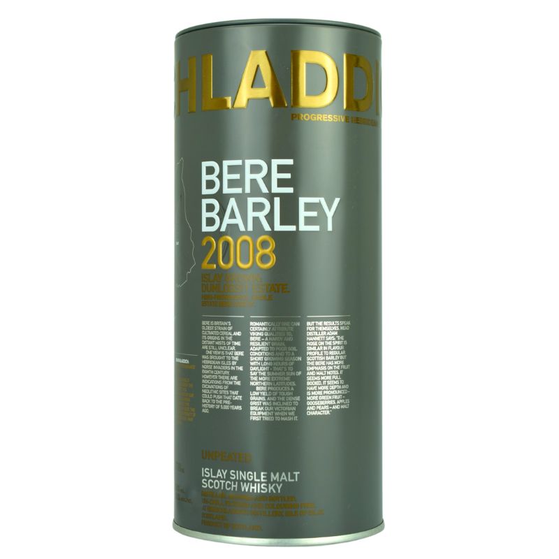 Bruichladdich 2008 Bere Barley - neue Ausstattung Islay Grown