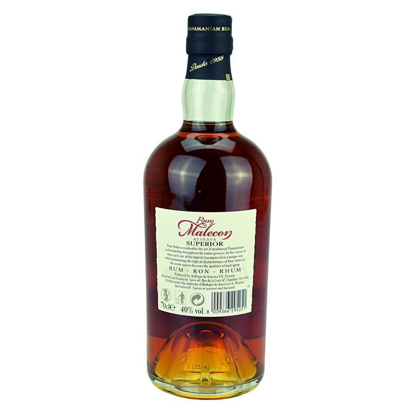 Rum Malecon Superior 15 Jahre – weitere Produktansicht