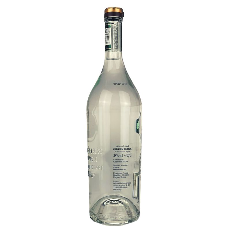Green Mark Vodka – weitere Produktansicht