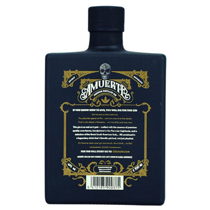 Amuerte Coca Leaf Gin Black – weitere Produktansicht