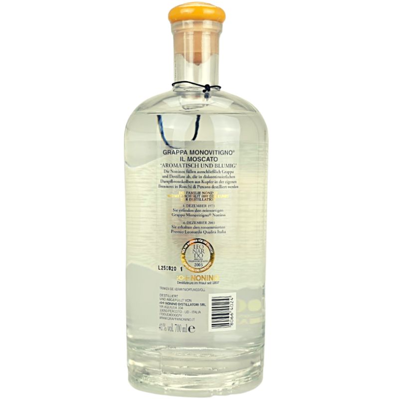 Nonino il Moscato Grappa Monovitigno – weitere Produktansicht