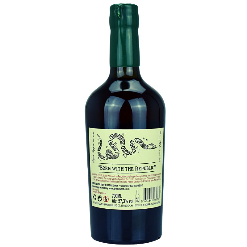 James E. Pepper 1776 Rye
