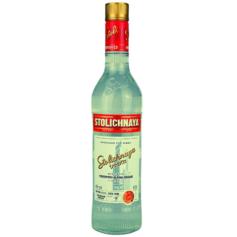 Stolichnaya 0,5 l – Produktansicht