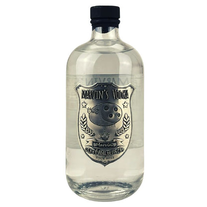 Marvin's Vodka Simons – Flasche in Rückansicht