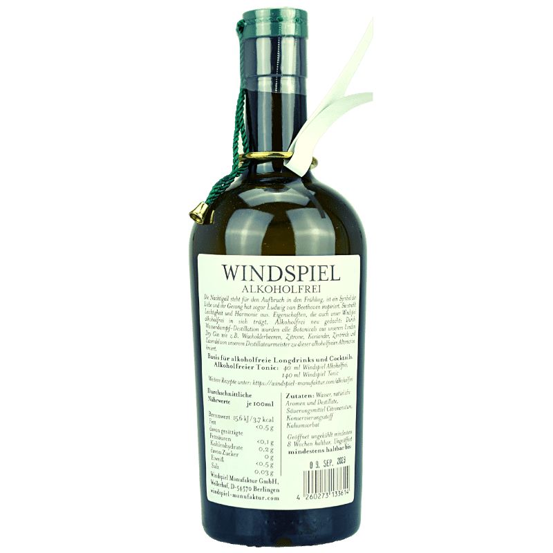 Windspiel Gin Alkoholfrei – weitere Produktansicht